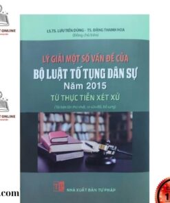 Sách Bộ luật Tố tụng dân sự (1)