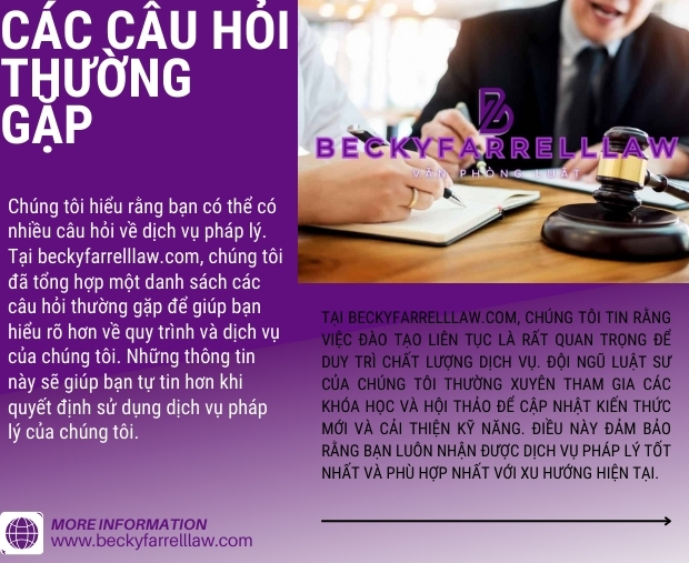 Tư Vấn Trực Tuyến VĂN PHÒNG LUẬT BECKYFARRELLLAW